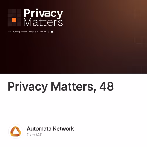 Privacy Matters, 48