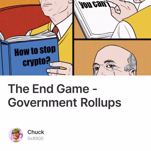 The End Game - Government Rollups