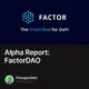 Alpha Report: FactorDAO