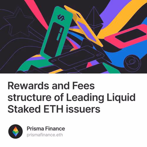 Rewards and Fees structure of Leading Liquid Staked ETH issuers