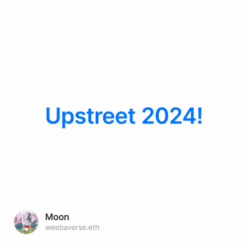 Upstreet 2024!