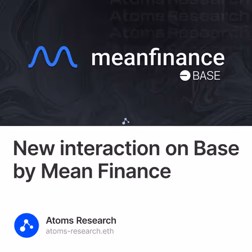 New interaction on Base by Mean Finance