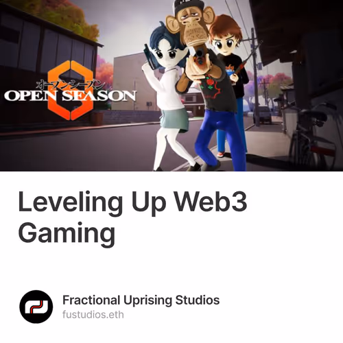 Leveling Up Web3 Gaming