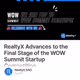 RealtyX Advances to the Final Stage of the WOW Summit Startup Competition