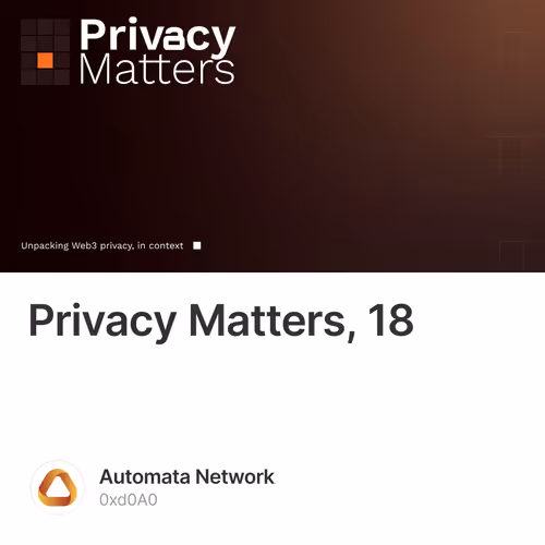 Privacy Matters, 18