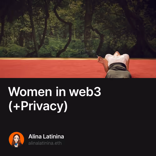 Women in web3 (+Privacy)