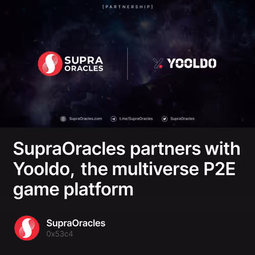 SupraOracles partners with Yooldo, the multiverse P2E game platform