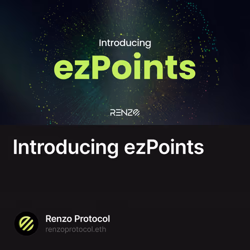 Introducing ezPoints