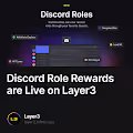 Discord Role Rewards are Live on Layer3