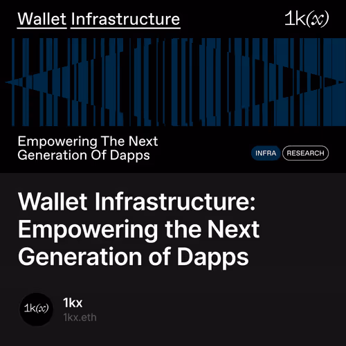 Wallet Infrastructure: Empowering the Next Generation of Dapps