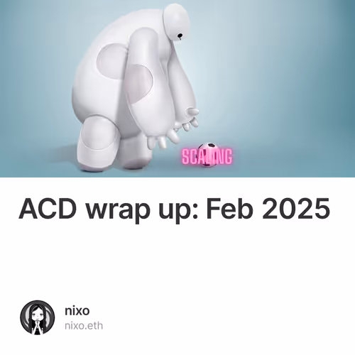 ACD wrap up: Feb 2025