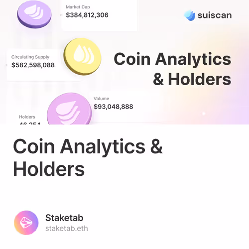 Coin Analytics & Holders