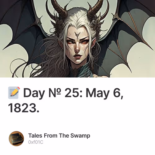 📝 Day № 25: May 6, 1823.