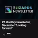 #7 Monthly Newsletter, December “Looking forward”