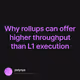 Why rollups can offer higher throughput than L1 execution