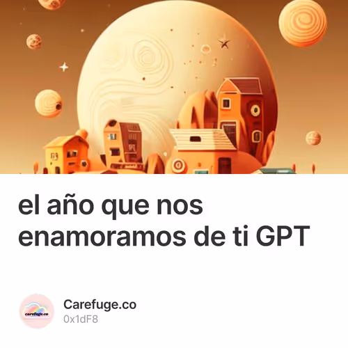 el año que nos enamoramos de ti GPT