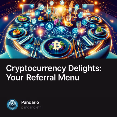 Cryptocurrency Delights: Your Referral Menu