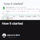 How it started V2