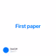 First paper
