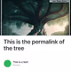 This is the permalink of the tree