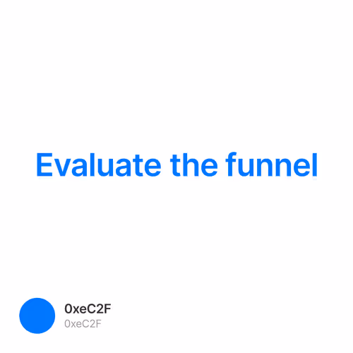 Evaluate the funnel