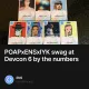 POAPxENSxIYK swag at Devcon 6 by the numbers