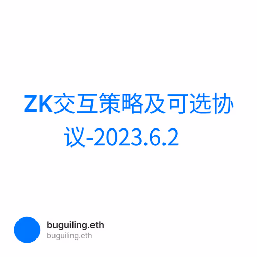 ZK交互策略及可选协议-2023.6.2