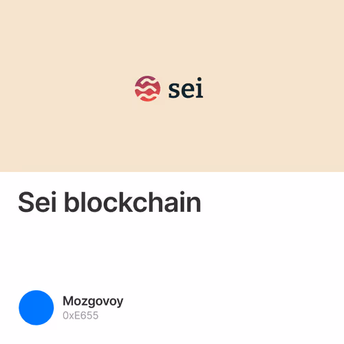 Sei blockchain