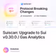 Suiscan: Upgrade to Sui v0.30.0 / Gas Analytics