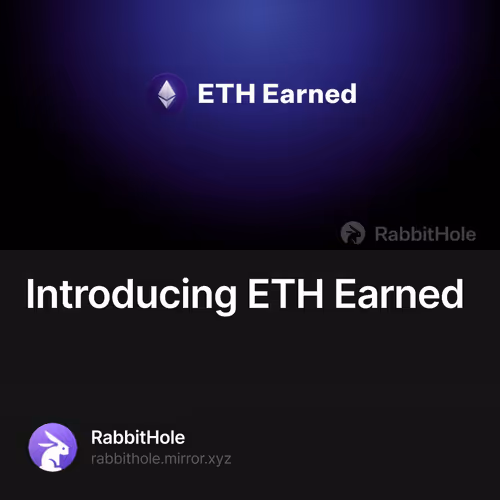 Introducing ETH Earned