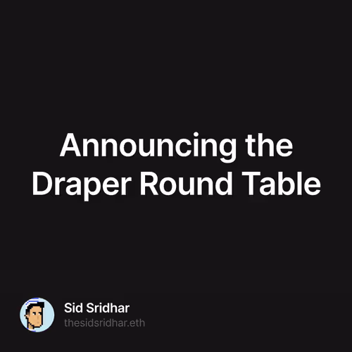 Announcing the Draper Round Table