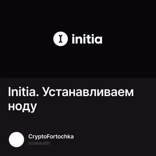 Initia. Устанавливаем ноду