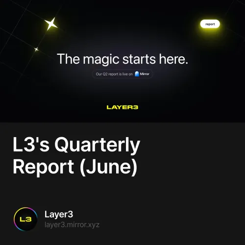 L3s Quarterly Report June
