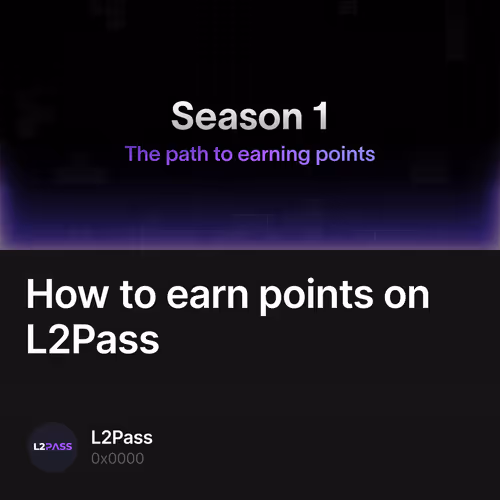 How to earn points on L2Pass