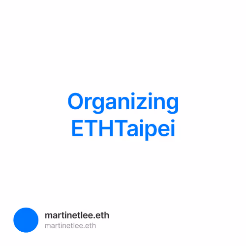 Organizing ETHTaipei