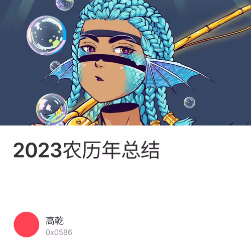 2023农历年总结
