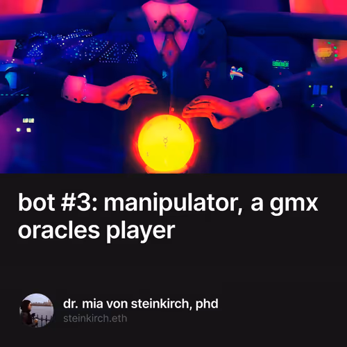 bot #3: manipulator, a gmx oracles player