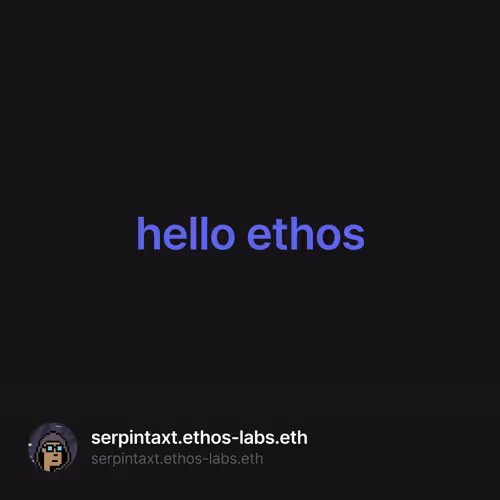hello ethos
