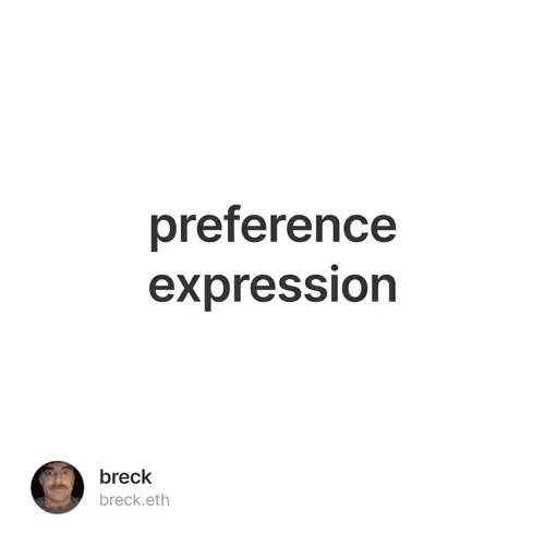 preference expression