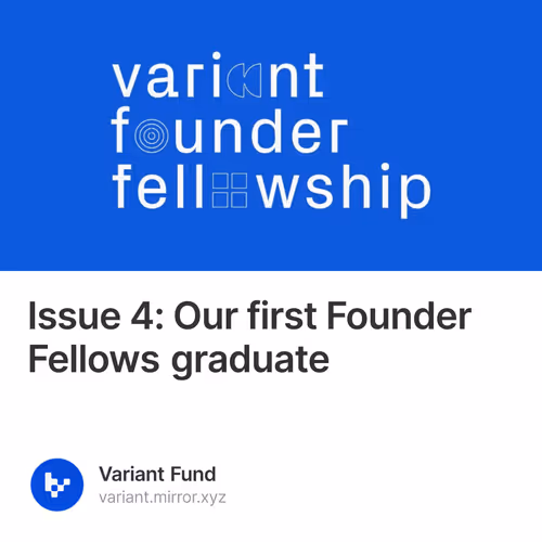 Issue 4: Our first Founder Fellows graduate