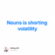 Nouns is shorting volatility