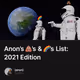 Anon’s 💩’s & 🌈’s List: 2021 Edition