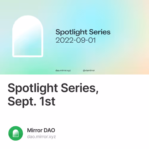 Spotlight Series Sept. 1st