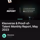 Kleoverse & Proof-of-Talent Monthly Report, May 2023