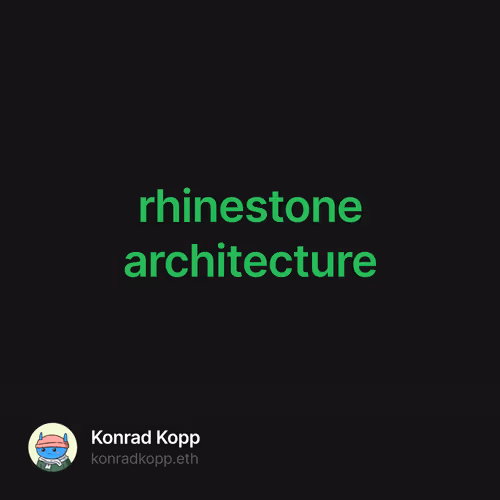 rhinestone architecture