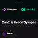 Canto is live on Synapse