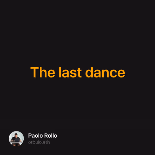 The last dance