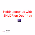 Holdr launches with $HLDR on Dec 14th 🛰🌌
