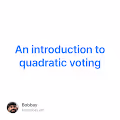 An introduction to quadratic voting