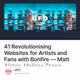 41 Revolutionising Websites for Artists and Fans with Bonfire — Matt Alston, Melissa Zhang